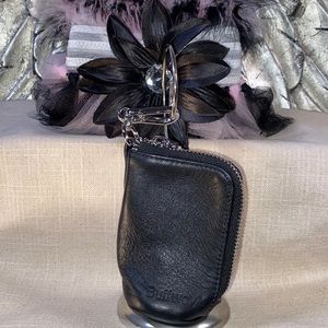 Buffway small leather keys Clip 💗